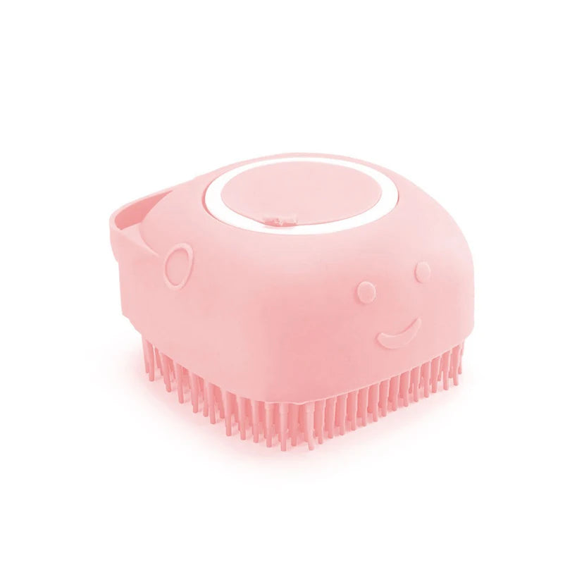 Multifunctional Silicone Bath Massage Brush for Dogs and Cats - Soft and Safe Pet Grooming Tool