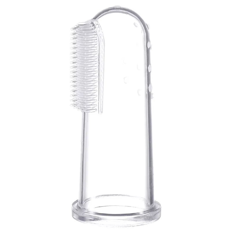 Premium Silicone Finger Toothbrush for Dogs and Cats - Effective Dental Care Tool for Bad Breath and Tartar Removal