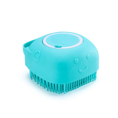 Multifunctional Silicone Bath Massage Brush for Dogs and Cats - Soft and Safe Pet Grooming Tool